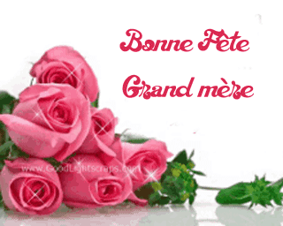 bonne fête grand mère roses
